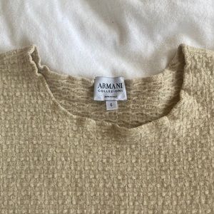 Vintage ARMANI knit tee (size 6)